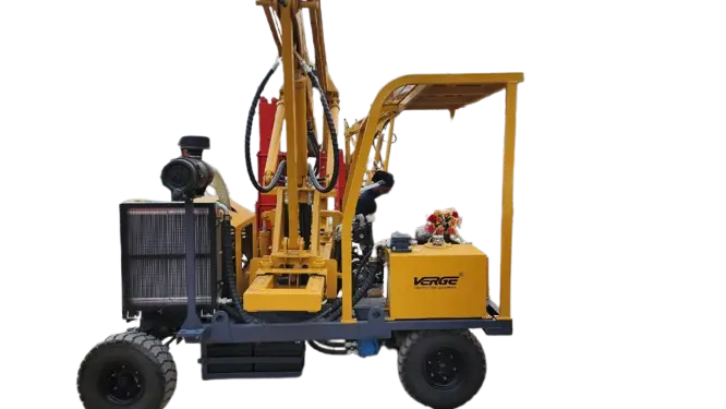 CRASH BARRIER INSTALLATION MACHINE