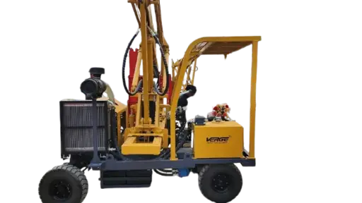 CRASH BARRIER INSTALLATION MACHINE