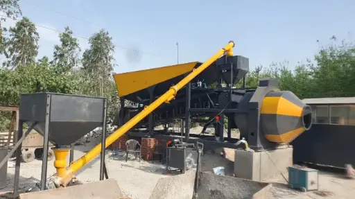 REVERSABLE CONCRETE BATCHING PLANT