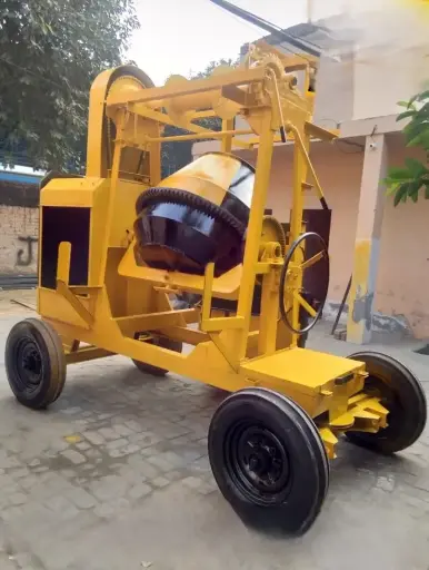 CONCRETE MIXER WITH LIFT