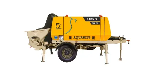 STATIONARY CONCRETE PUMP – 1405 D SUPER